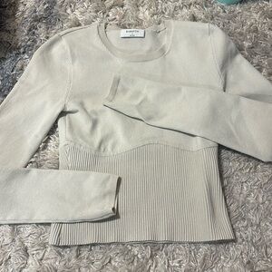 Aritzia Babaton Refinery Sculpt Knit Sweater